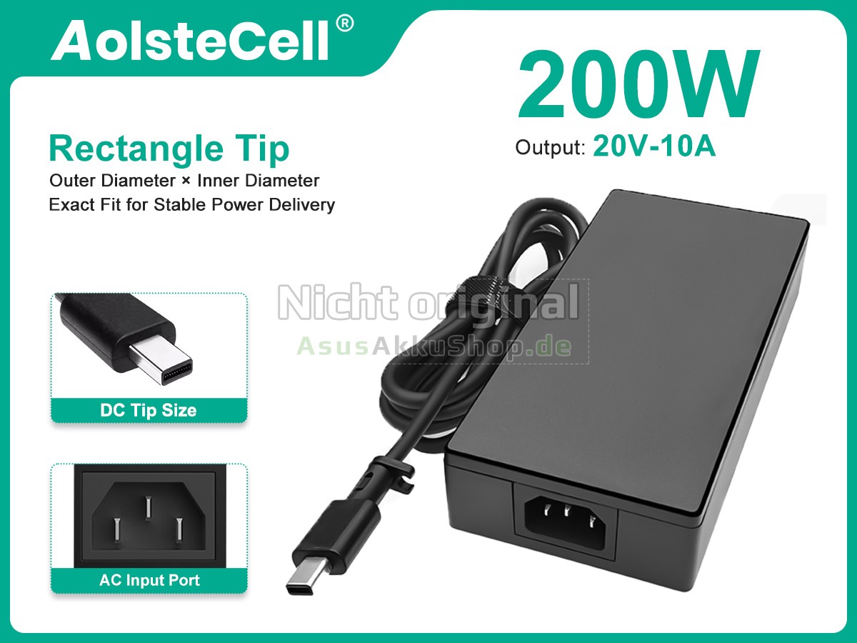 Hochwertige Adapter für Asus ROG ZEPHYRUS G14 GA403UU GA403UV GA403UU-QS094X GA403UU-QS095X GA403UV-G14.R94060 GA403UV-QS102X GA403UV-QS103X