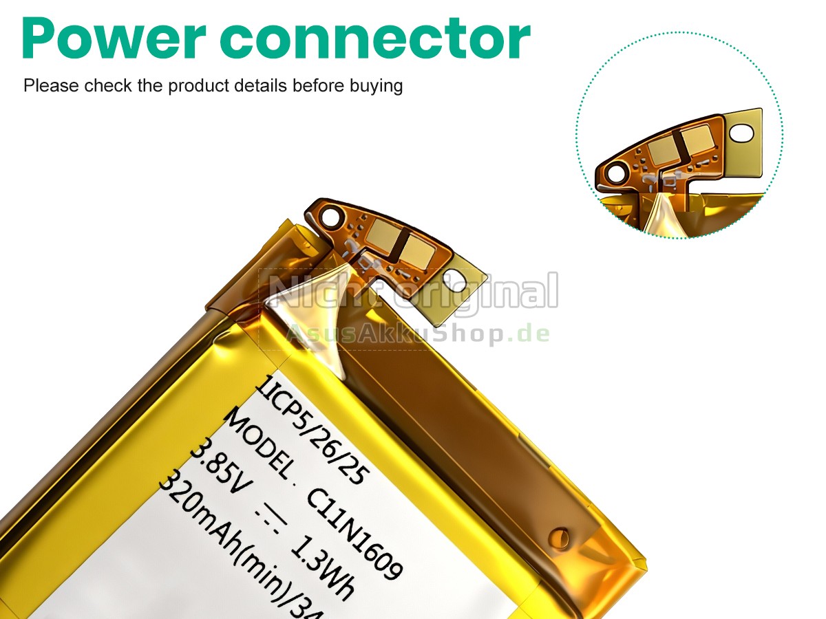 Hochwertige Akku für Asus ZENWATCH 3 WI503Q