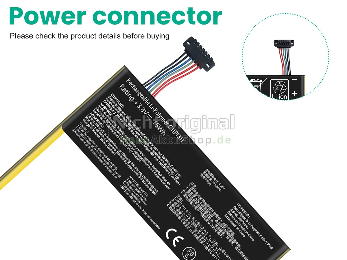 Hochwertige Akku für Asus C11P1311