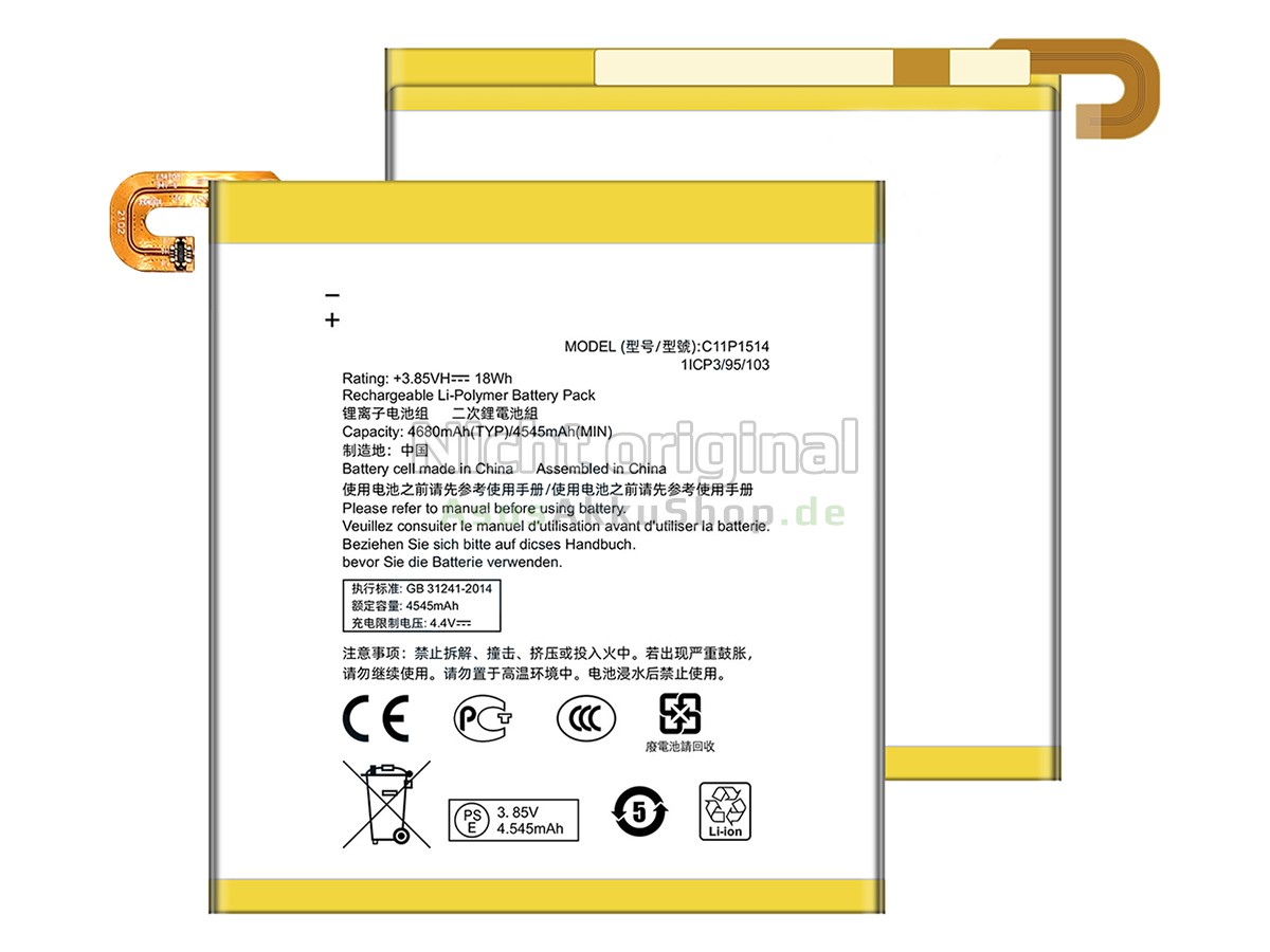 Hochwertige Akku für Asus C11P1514