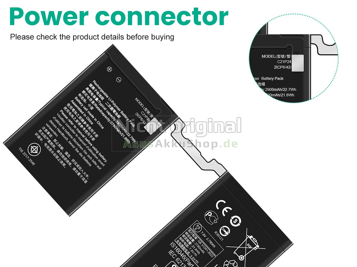 Hochwertige Akku für Asus ROG PHONE 9