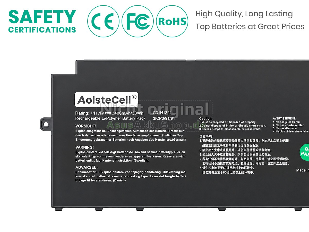 Hochwertige Akku für Asus Chromebook C425TA-AJ0028