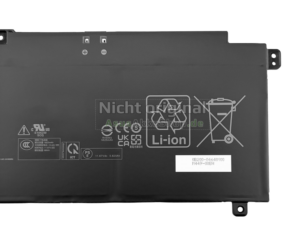 Hochwertige Akku für Asus VivoBook S16 S3607CA-MG5R59W