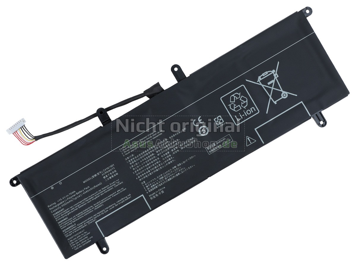 Batterie pour Asus ZenBook Pro Duo UX481F 70Wh 15.4V